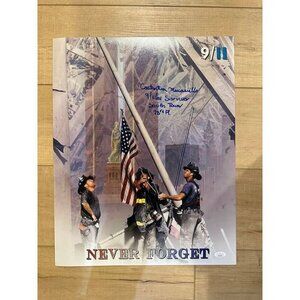 9/11 Survivor Constantina Meccariello signed autographed 16x20 Photo JSA